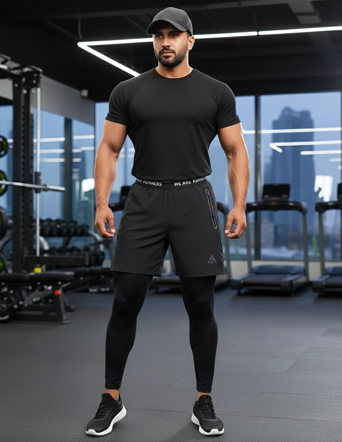 شلوارک ورزشی مردانه پیک Leg Shorts M