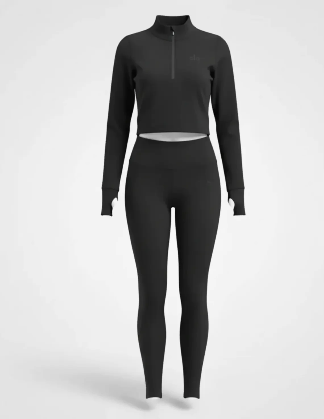 نیم تنه آستین بلند+لگ ورزشی زنانه آلو Hyper Fit W